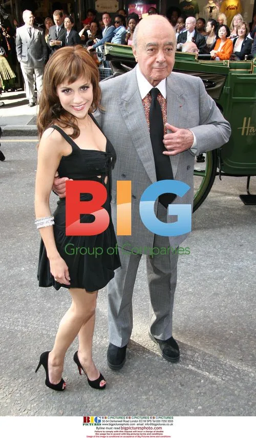 Brittany Murphy and Mohammed Al Fayed at Harrods