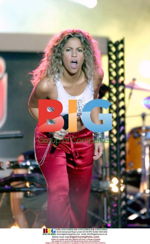SHAKIRA performing at NRJ MUSIC TOUR AMADE MONDIALE