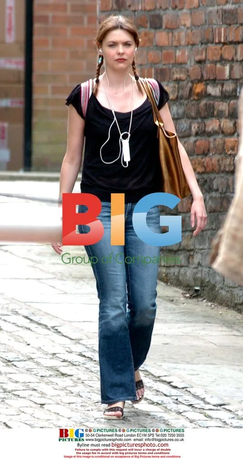 Kate Ford on Coronation Street Set