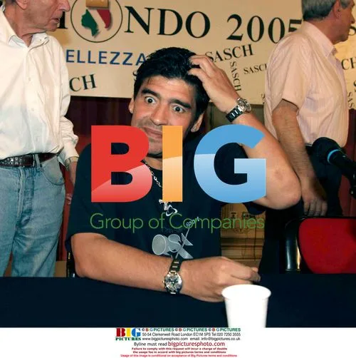 Slimmed-down Maradona arrives for Miss Italia