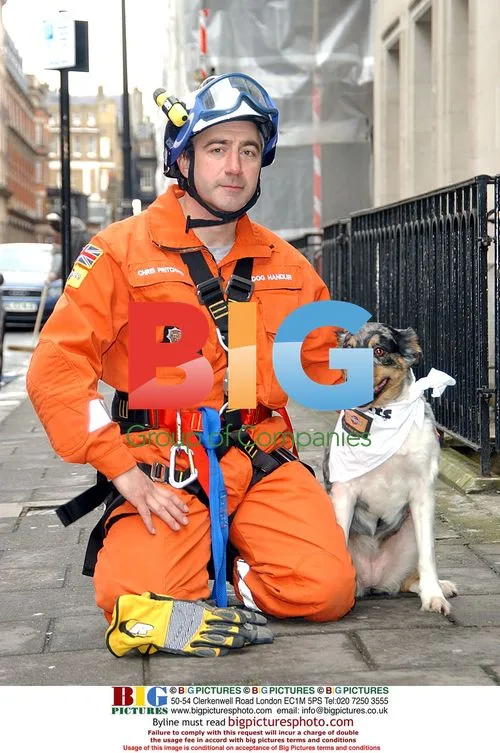 Fire and Rescue Crew Abseil at Crufts Dog Show