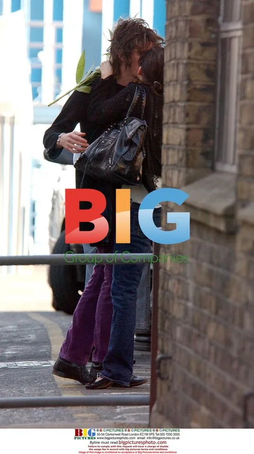 Sadie Frost and Jackson Scott Snog