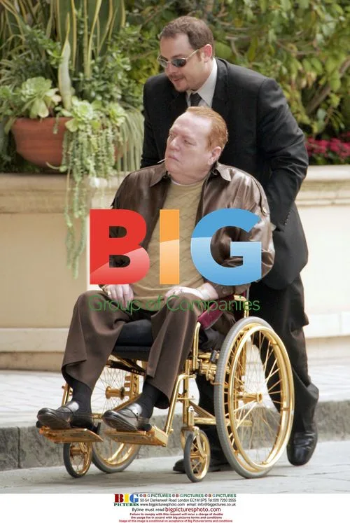 Larry Flynt in Golden Wheelchair