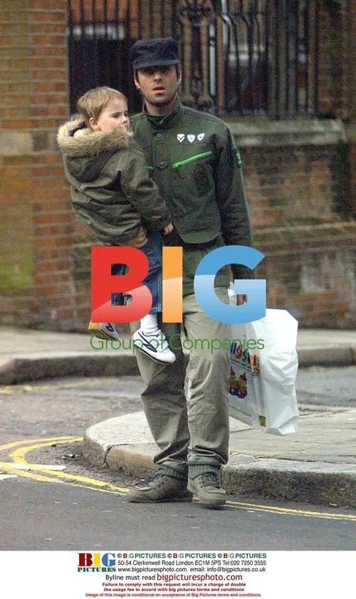 Liam Gallagher Shopping for Son Gene
