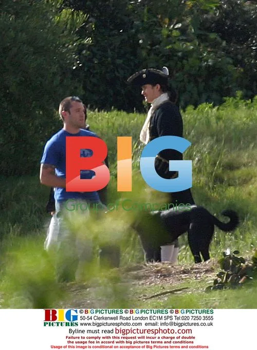 Orlando Bloom on Pirates 2 Set