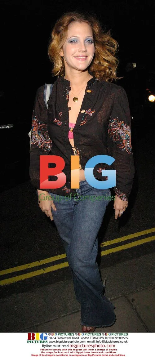 Drew Barrymore at Nobu in London
