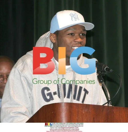 50 CENT at charity press conference