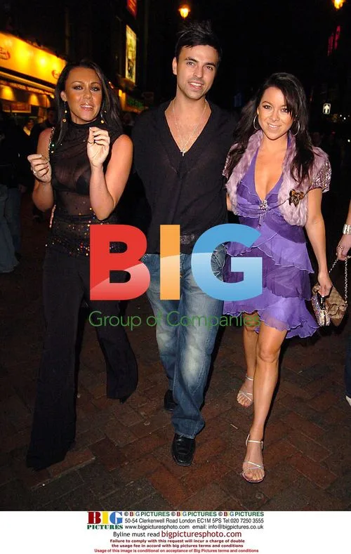 Michelle Heaton, Andy Scott Lee and Lisa Scott Lee at 'Miss Congeniality 2' party