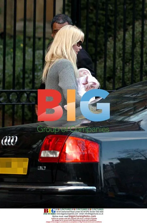 Claudia Schiffer with Baby Clementine