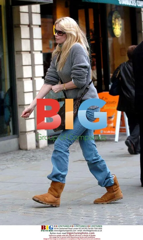 Claudia Schiffer and baby shopping