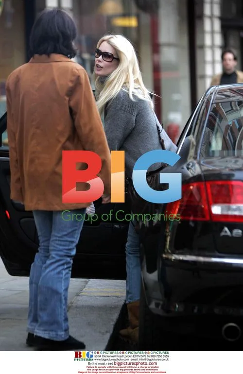 Claudia Schiffer Shopping for Baby Goods