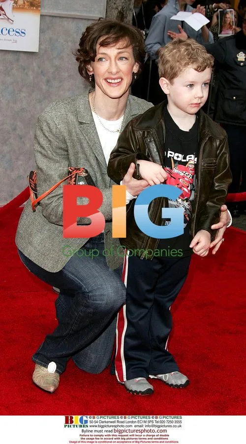 Joan Cusack and Son at Ice Princess Premiere