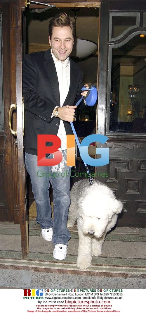 David Walliams and friends at pub