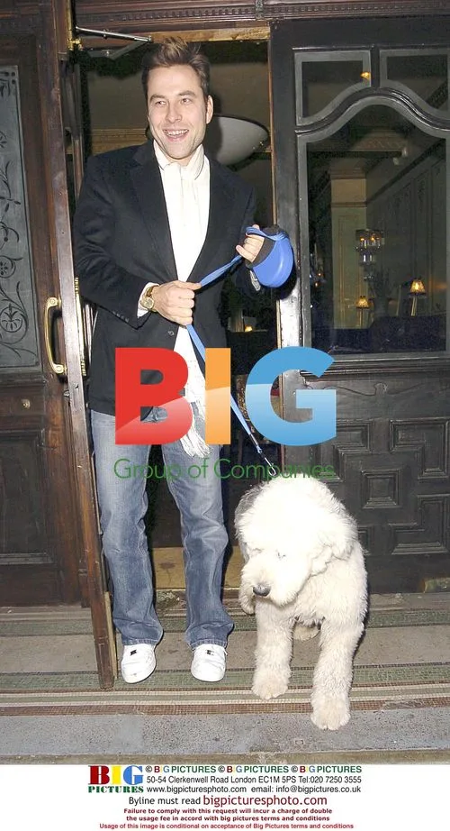 David Walliams and friends at North London pub