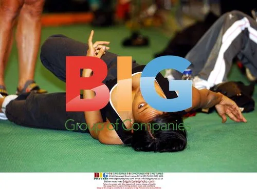 Female competitors from 'The Games' training