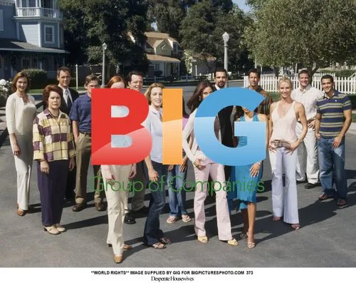 Desperate Housewives cast on set