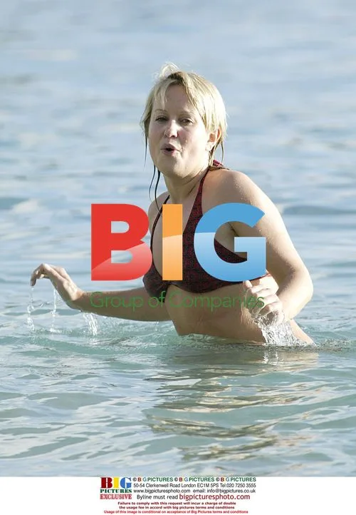Nicky Champman On Caribbean Holiday
