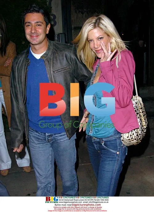 Tori Spelling and Charlie Shanian at Koi
