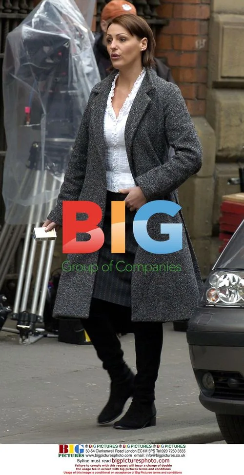 Suranne Jones and Ray Winston on 'Vincent' set
