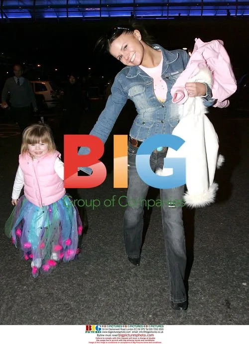 Kerry Katona Arrives at Manchester Airport
