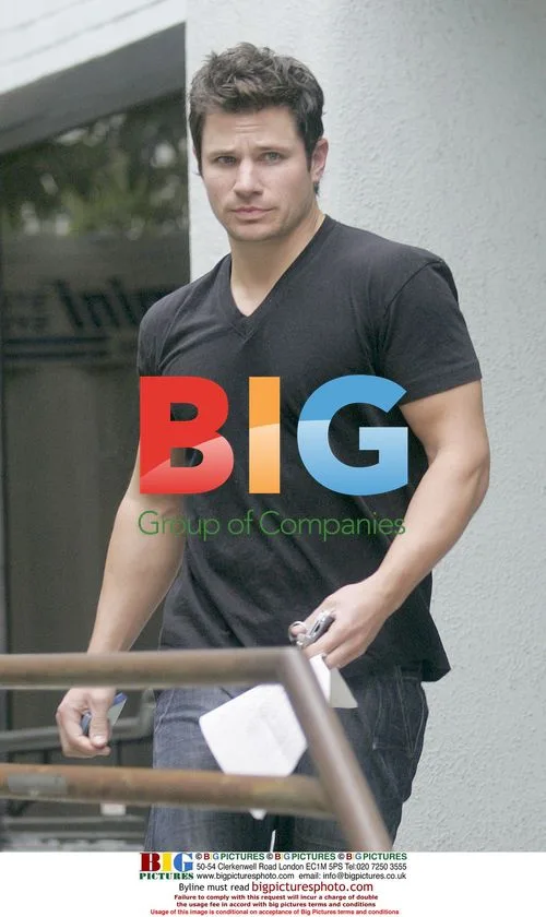 Nick Lachey at casting in Hollywood
