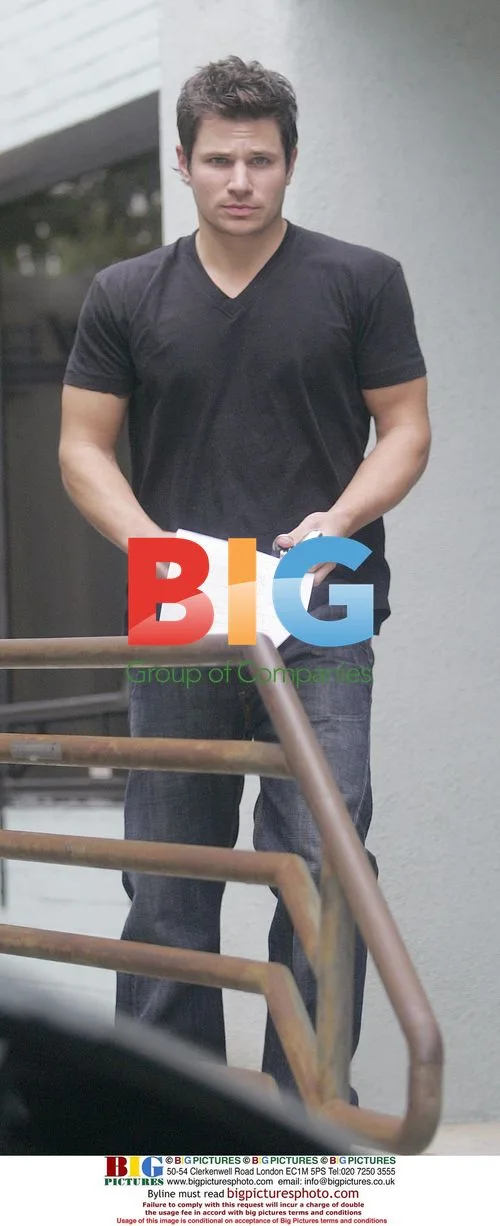 Nick Lachey Attends Casting