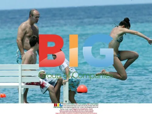 Sir Clive Woodward on holiday in Barbados