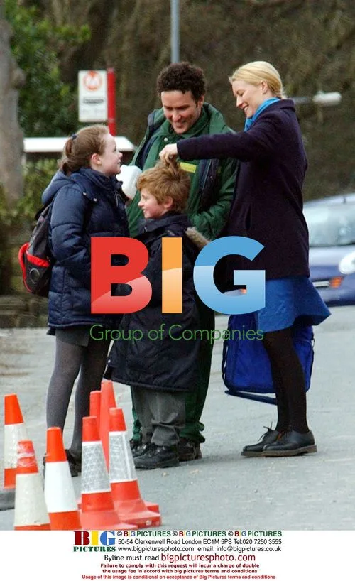 Denise Van Outen filming 'Where The Heart Is'