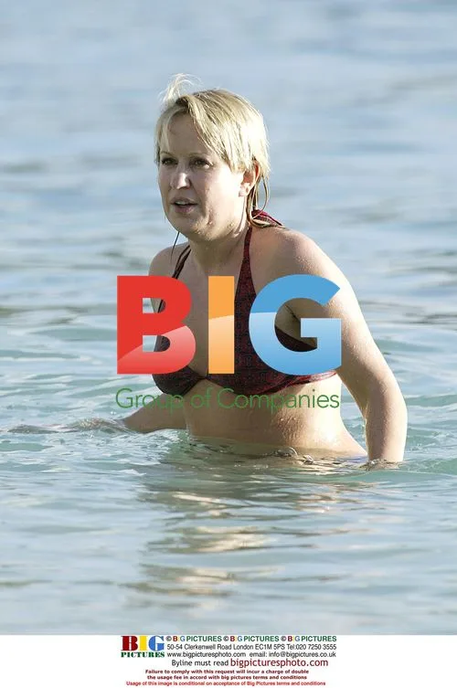 Nicky Champman Enjoys Caribbean Holiday