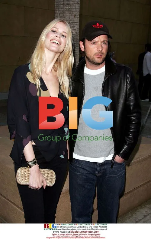Claudia Schiffer & Matthew Vaughn at 'Layer Cake' Premiere