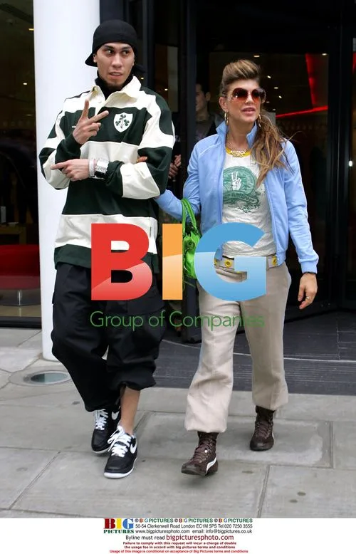Black Eyed Peas Leave Hotel in London
