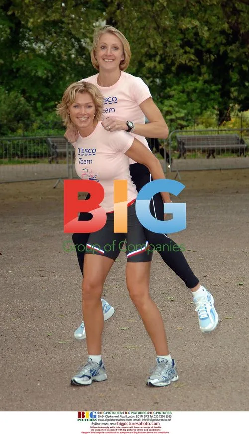 Paula Radcliffe and models launch Tesco's 'Race for Life'