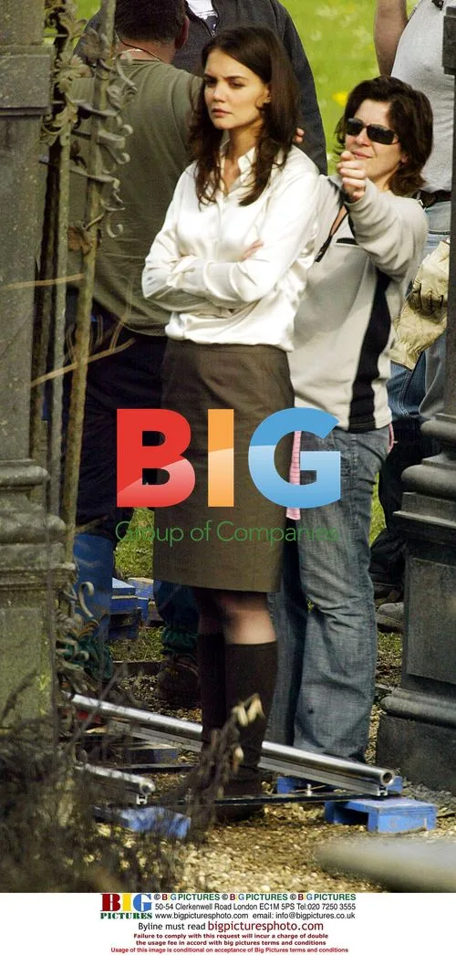 Katie Holmes on Batman set in UK