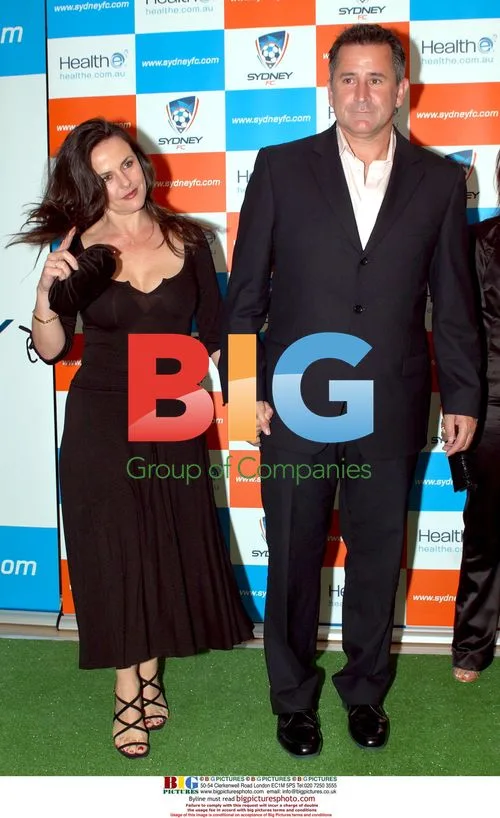 Anthony LaPaglia and Gia Carides at Sydney Football Club Launch