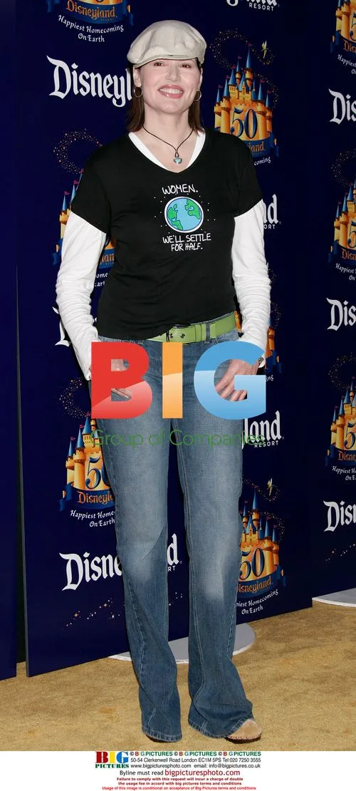 Geena Davis at Disneyland 50th Anniversary