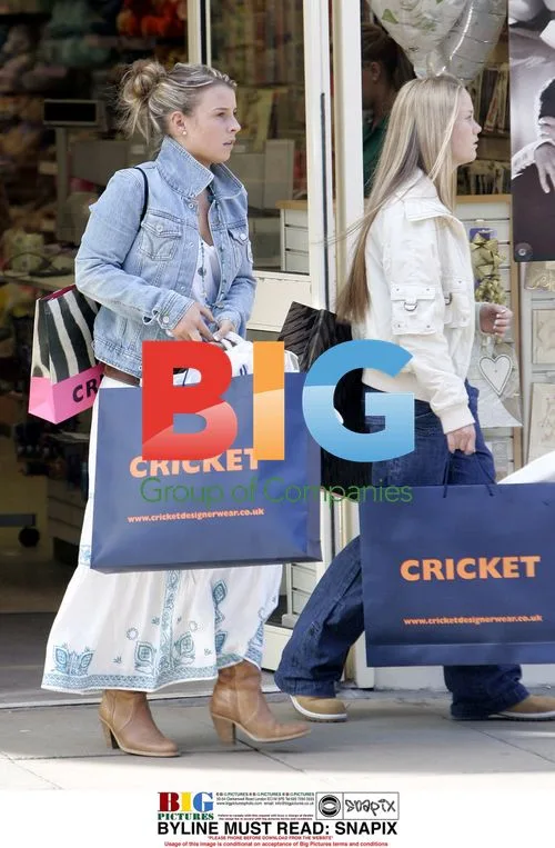 Coleen Mclaughlin and friend shop in Liverpool