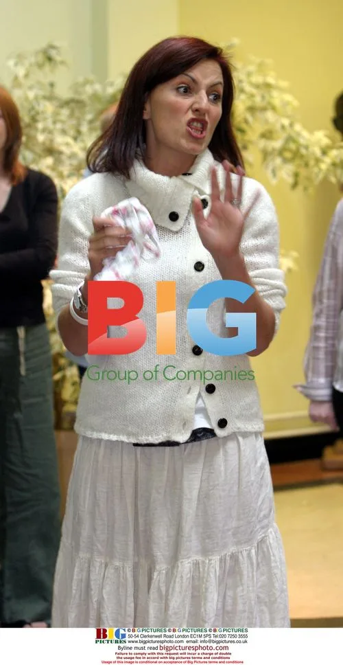 Davina McCall visits St Richards Hospital