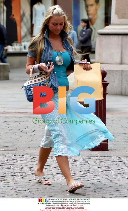 Alex Curran Shopping in Liverpool
