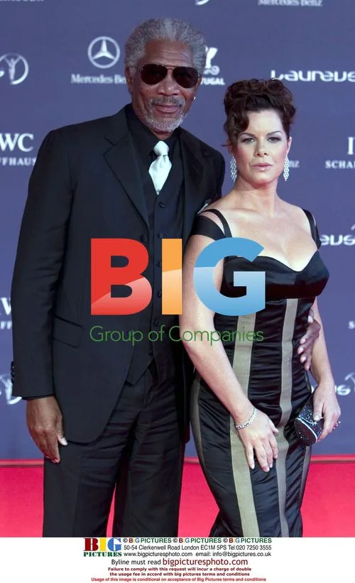 Morgan Freeman & Marcia Gay Harden at Laureus World Sports Awards