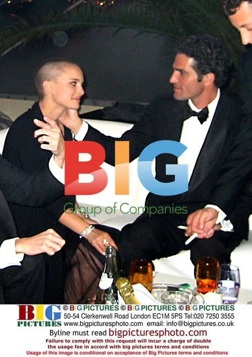 Natalie Portman and boyfriend at Star Wars party