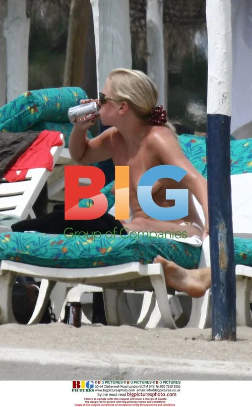 Former Beckhams' Nanny on Holiday in Spain