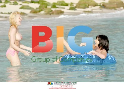 Glamour models Jo Hicks and Sophie Howard on holiday