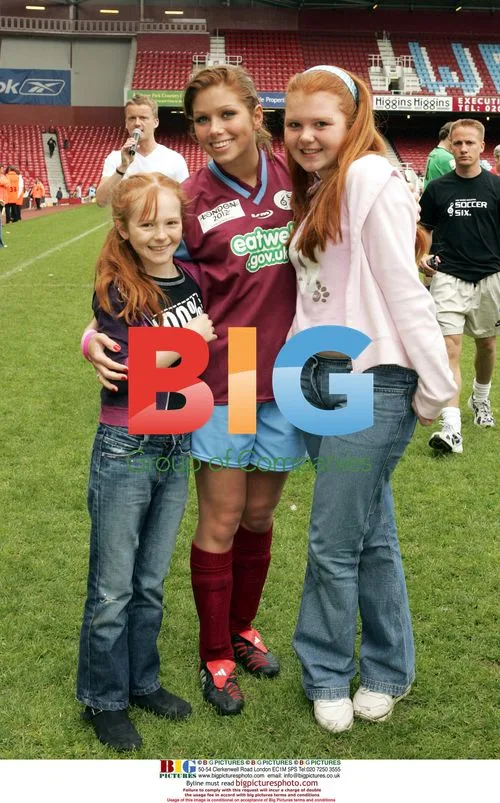 Nikki Sanderson at Celebrity Soccer Six