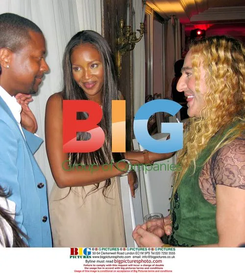 Chris Tucker, Naomi Campbell & John Galliano at de Grisogono Party