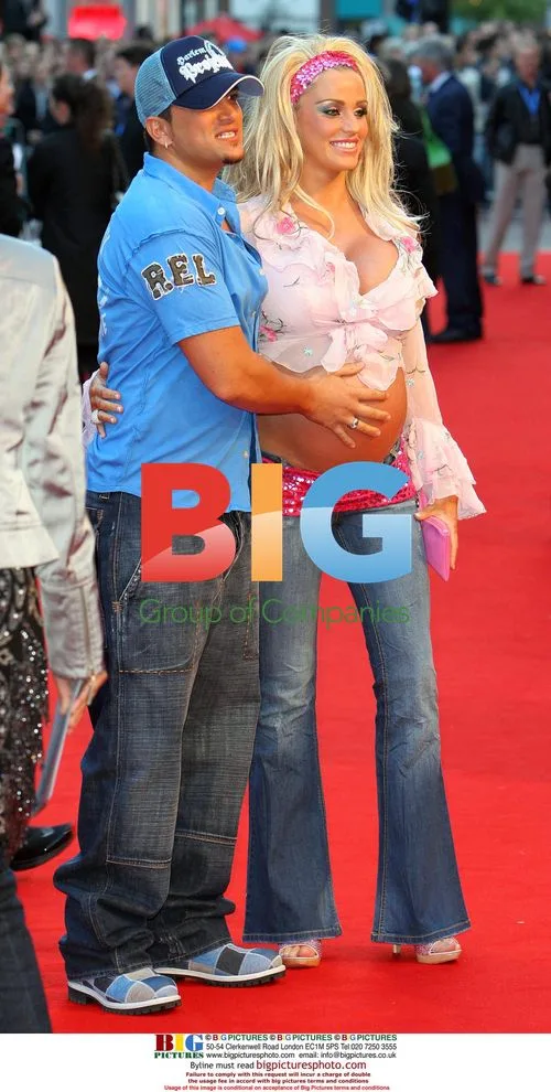 Peter Andre and Jordan at 'House of Wax' Premiere