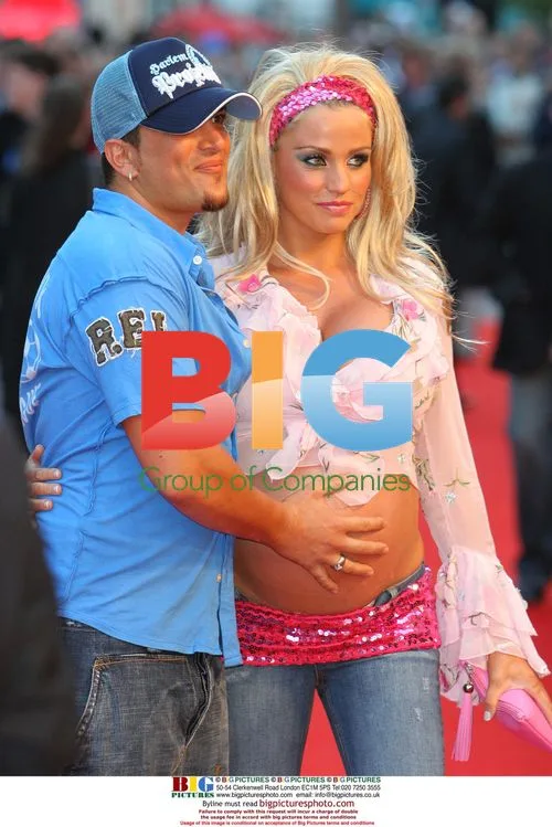 Peter Andre and Jordan at 'House of Wax' UK Premiere
