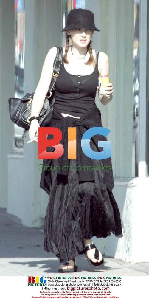Winona Ryder shopping in Beverly Hills