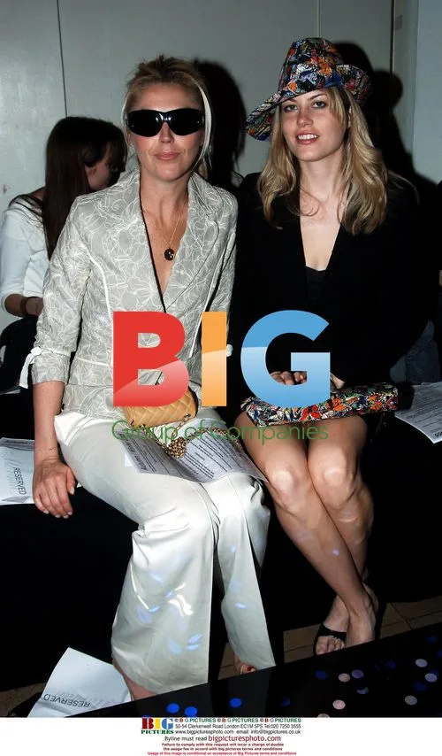 Tamara Beckwith and Meredith Ostrom at Morgan Fashion Show