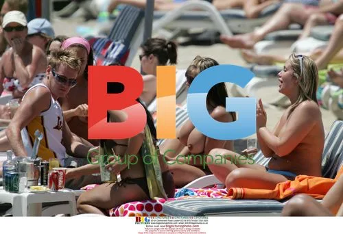 Jade Goody on Beach in Spain