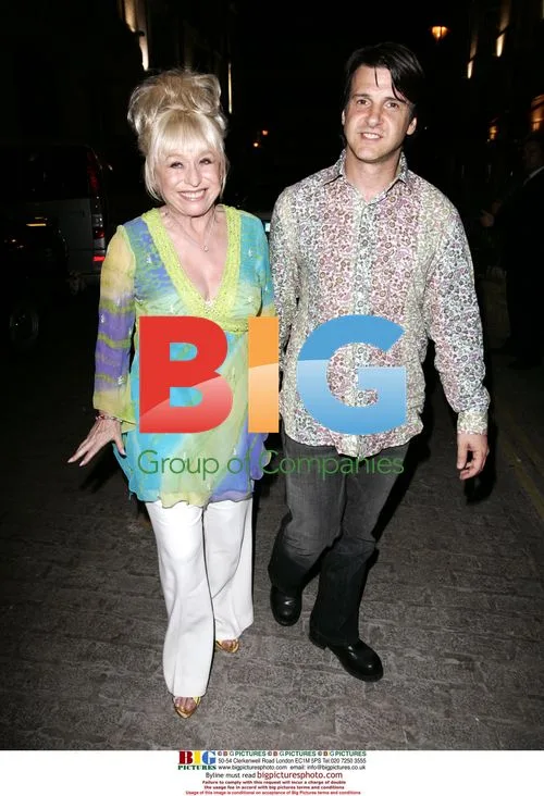 Barbara Windsor and partner Scott at Momo Tea Rooms